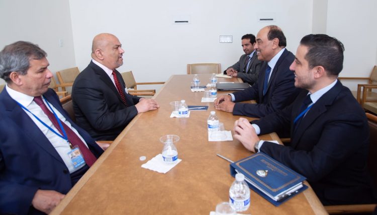 تفاصيل لقاء وزير الخارجية اليمني مع نظيره الكويتي في نيويورك