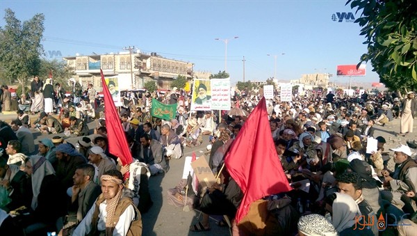 حوثيون يحتشدون في صنعاء في يوم الولاية - يمن مونيتور