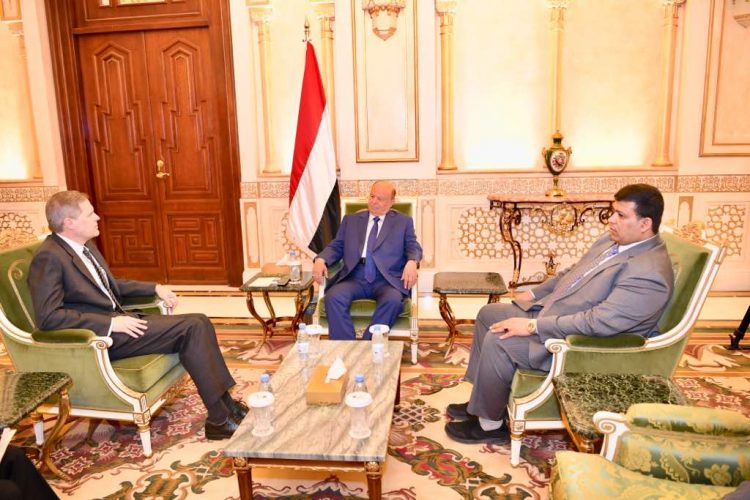 President Hadi held a meeting with US Ambassador Toler