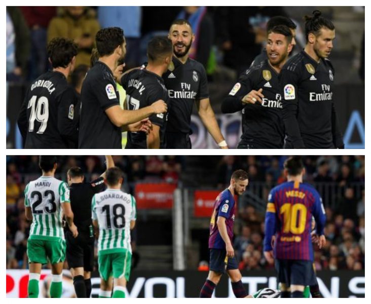 برشلونة يسقط امام جمهوره برباعية ريال بيتيس ، وريال مدريد يفوز بالأربعة على سيلتافيجو