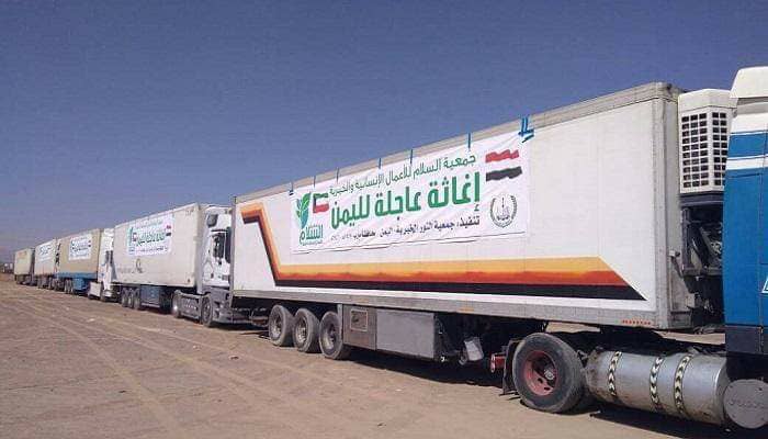 UAE-backed forces hold 20 Kuwaiti Red Crescent relief trucks for the third day