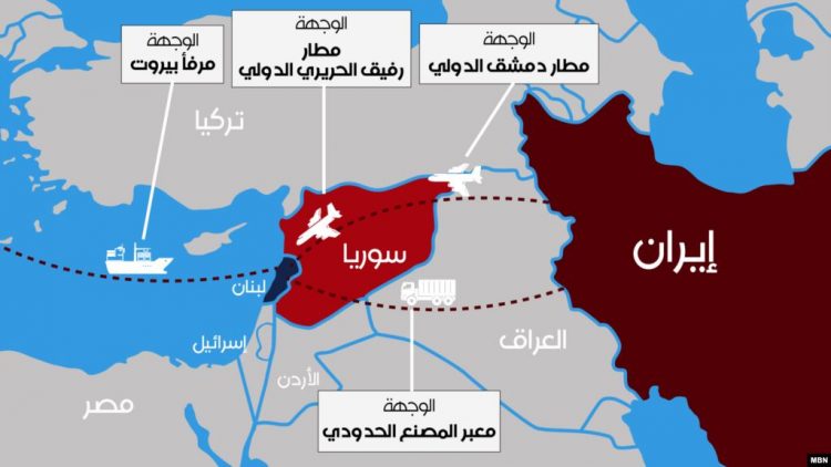 اسرائيل تكشف طرق إيران لتهريب الاسلحة لحزب الله اللبناني