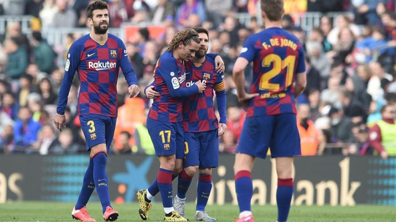 برشلونة يتصدر الليغا مؤقتا بعد تحقيق فوز صعب على خيتافي