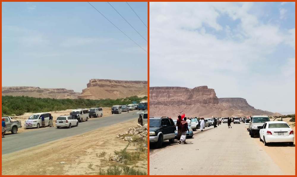 بالصور.. الحشود تزحف من كافة مناطق حضرموت للمشاركة في مليونية الائتلاف الوطني الجنوبي في سيئون