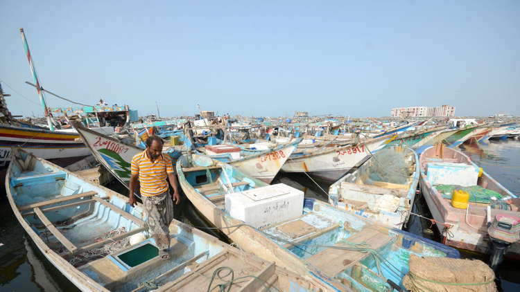 الامارات تخطف 7 صيادين يمنيين قبالة سواحل الخوخة بالساحل الغربي