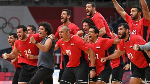 مصر أول منتخب عربي يبلغ نصف نهائي مسابقة كرة اليد في أولمبياد طوكيو