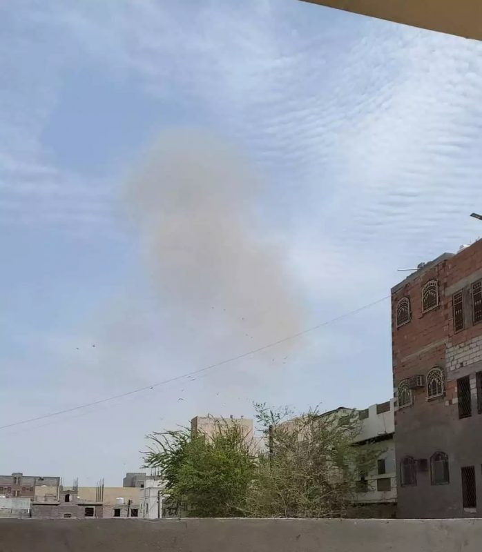 عاجل.. انفجار عنيف يهز العاصمة المؤقتة عدن قبل قليل (صورة)