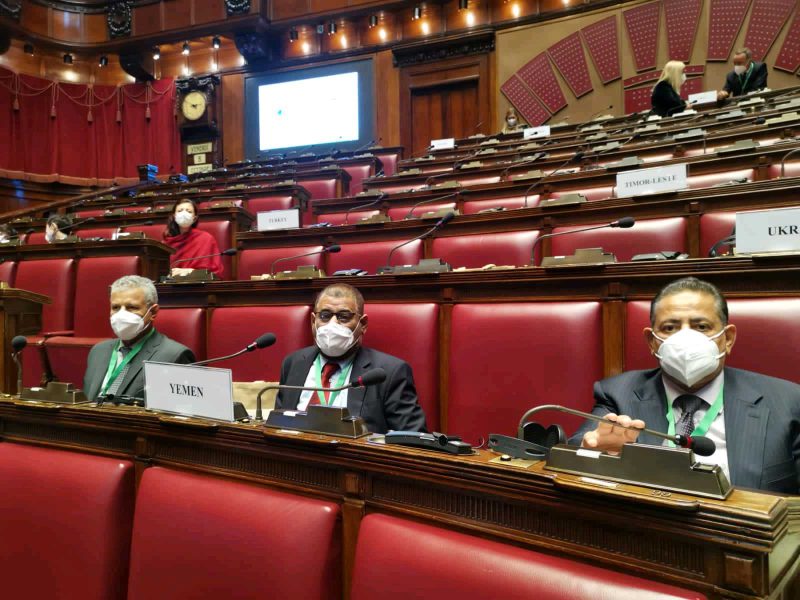 وفد من مجلس النواب يشارك في الإجتماع البرلماني بإيطاليا