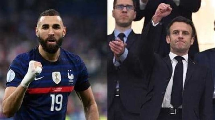 ماكرون يفاجئ الجميع ويقرر اصطحاب كريم بنزيما إلى نهائي كأس العالم ضد الأرجنتين