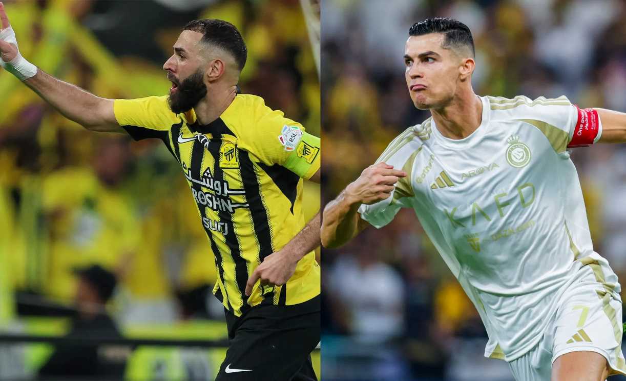 هل يُنهي بنزيما أحلام رونالدو في لقب دوري روشن؟