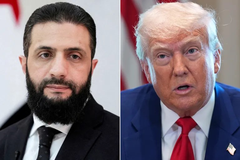 ترامب يعلن رفع العقوبات عن سوريا قبل لقاء احمد الشرع بالرياض