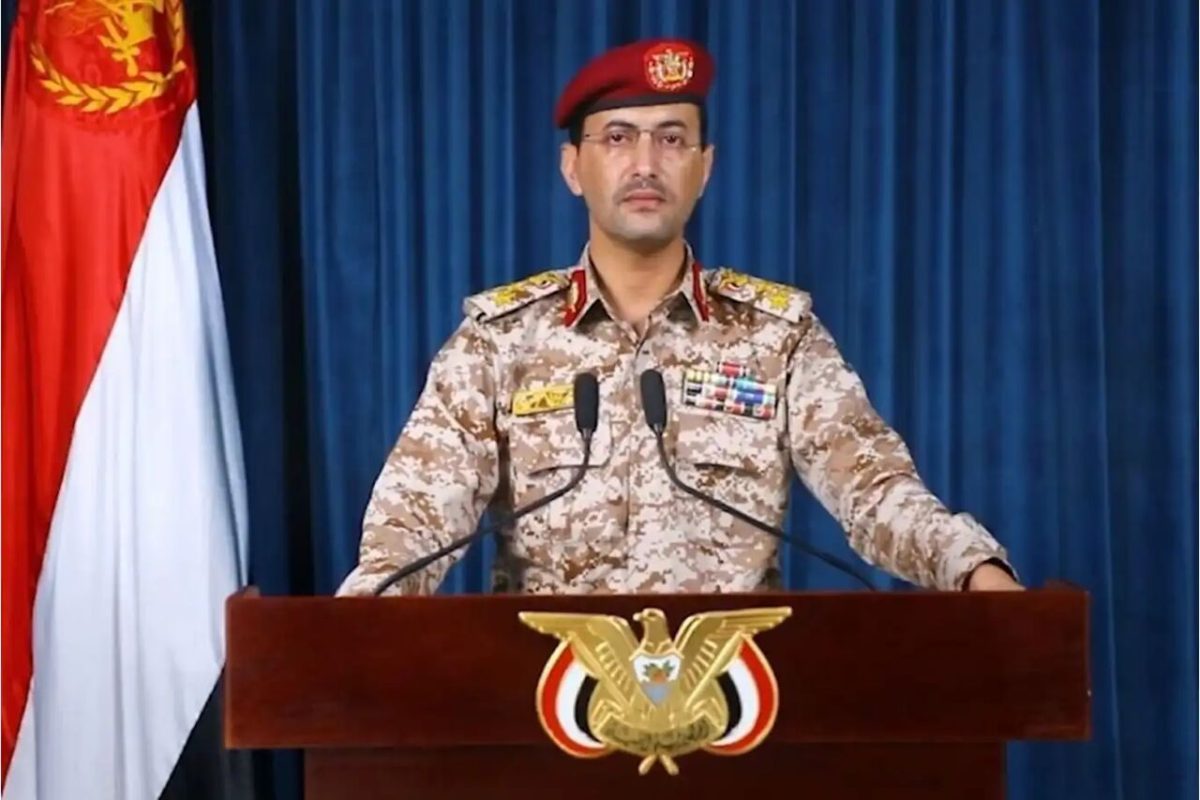 يحيى سريع يعلن حظرًا حوثيًا بحريًا على ميناء حيفا الإسرائيلي