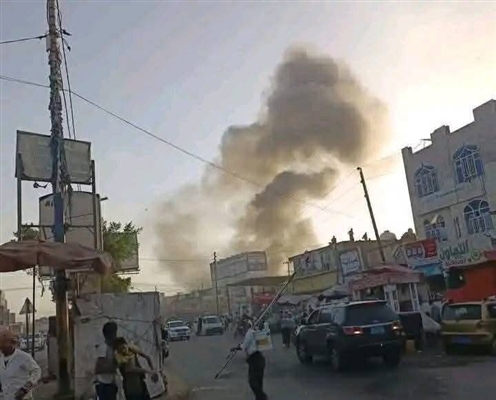 انفجار مخزن أسلحة حوثي بتعز يودي بحياة 8 مواطنين