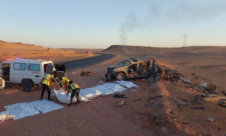مأساة جديدة تهز صحراء ليبيا.. وفاة 11 مهاجر سوداني