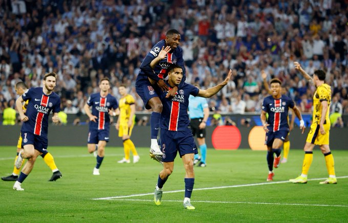 5 أهداف نظيفة ضد الإنتر.. باريس سان جيرمان يحصد أول لقب له في دوري أبطال أوروبا