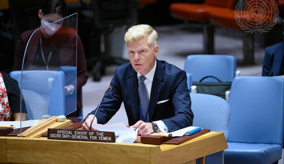 Hans Grundberg, Special Envoy of the Secretary-General for Yemen, addresses the Security Council meeting on the situation in Libya and the United Nations Support Mission in Libya (UNSMIL).