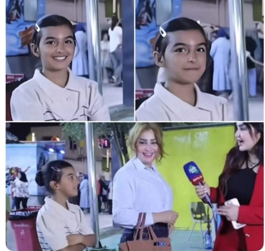 الأم العراقية تصف ابنتها بـ"جلحة" والطفلة تبرر وتناشد التوقف