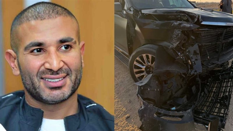 ربنا بيختبرني بعد الحج.. الفنان أحمد سعد وزوجته وأولاده ينجون من حادث سير في مصر