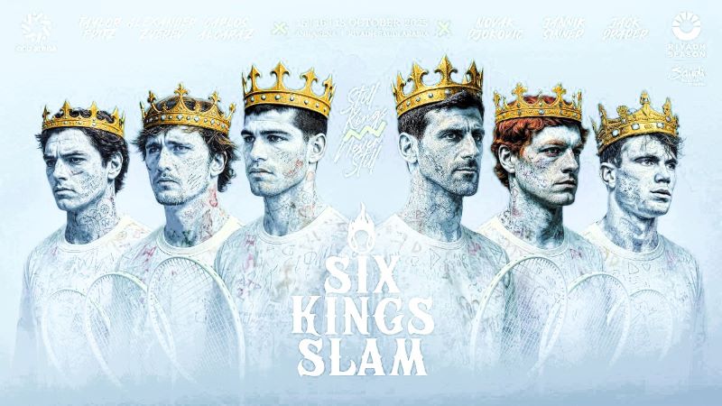 أسماء المشاركين الستة.. تركي آل الشيخ يُفاجئ عشاق التنس بموعد بطولة Six Kings Slam