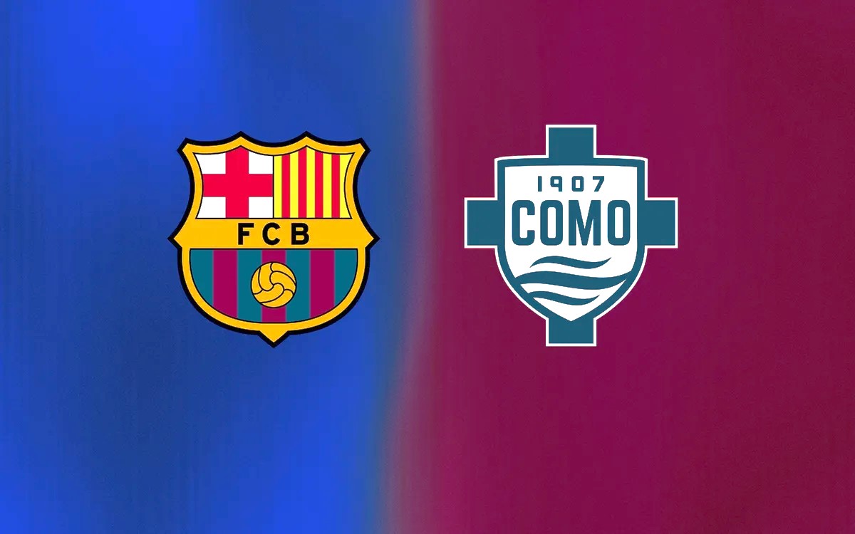 موعد مباراة برشلونة وكومو في كأس غامبر والقنوات الناقلة والتشكيلة المتوقعة