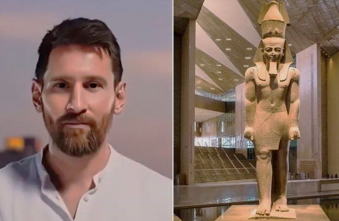 قبل موعد الافتتاح.. ميسي وصلاح في إعلان مثير للجدل حول المتحف المصري الكبير.. والوزارة تكشف الحقيقة