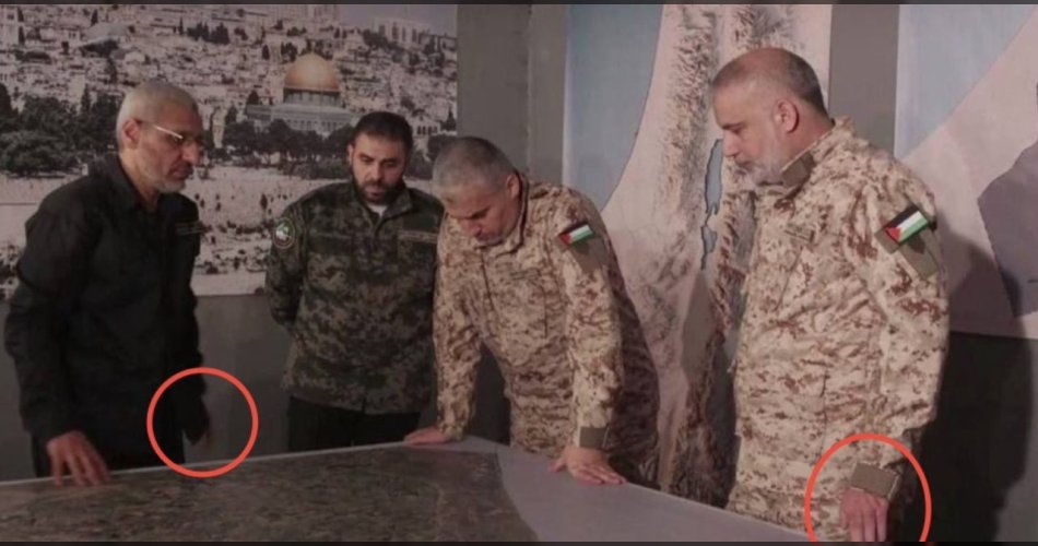 ذكاء اصطناعي.. شكوك حول صورة نشرها الجيش الإسرائيلي لأبو عبيدة وسط قادة حماس