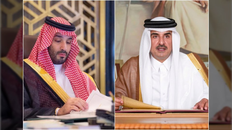 في أول رد فعل على الهجوم الإسرائيلي.. مكالمة طارئة بين الأمير محمد بن سلمان وأمير قطر تميم بن حمد