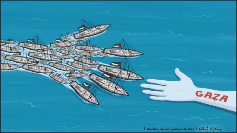 تونس تشهد انطلاق أكبر أسطول دولي نحو غزة