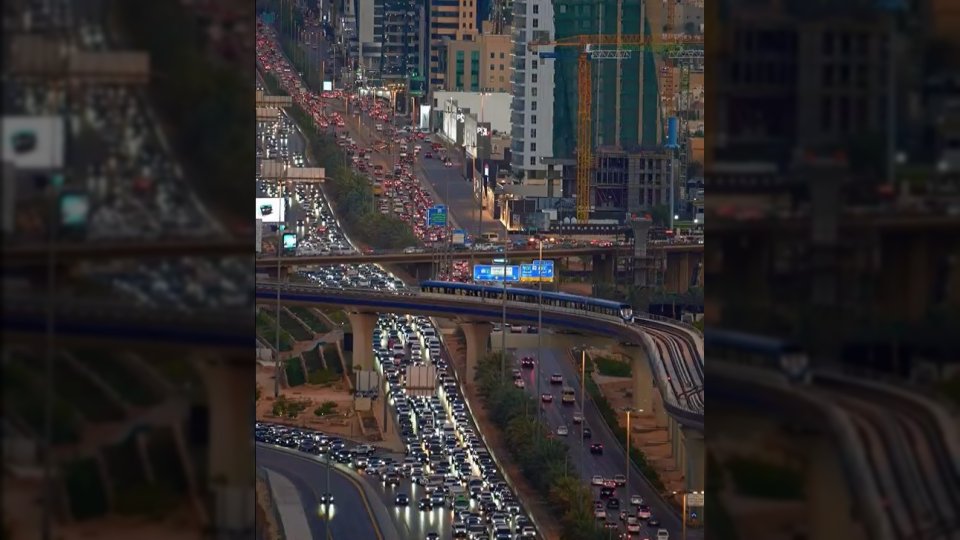 مشهد خلاب لمترو الرياض يخطف الأنظار خلال ساعات الذروة