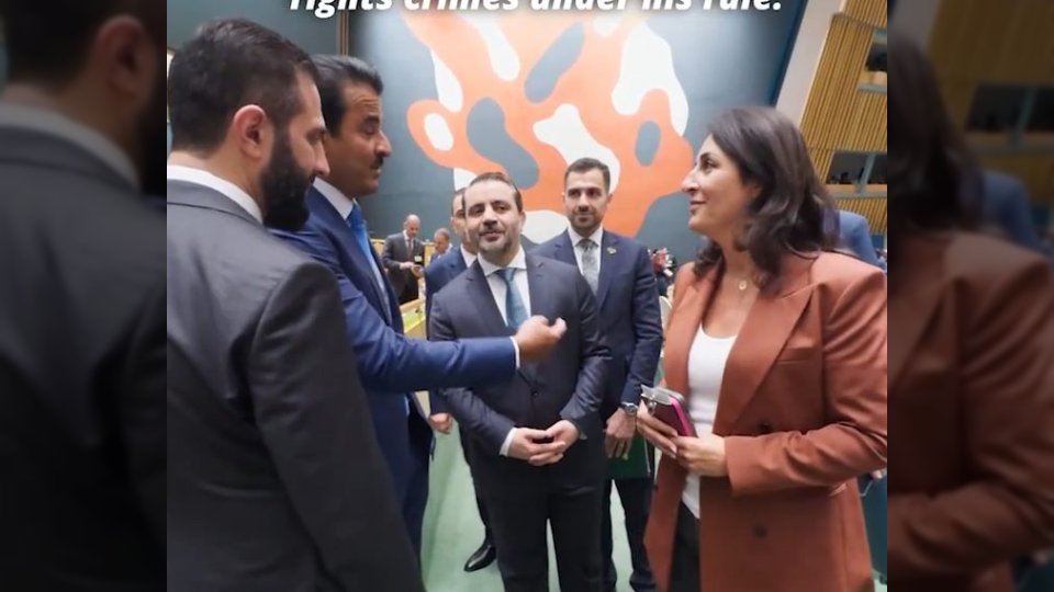 بالفيديو.. غمزة الشيباني للرئيس أحمد الشرع وموقف الأمير تميم مع الصحفية دوزين تكال يثيران الجدل في الأمم المتحدة