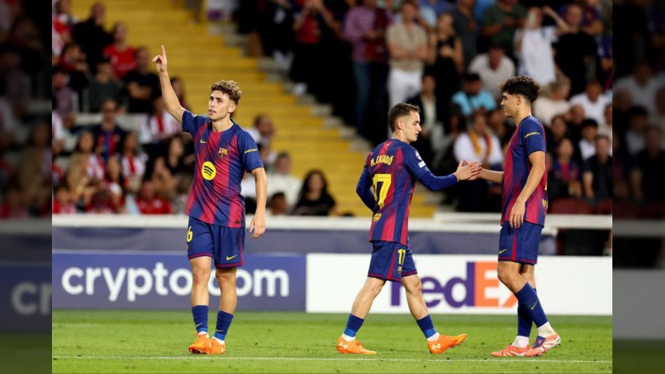 ملخص نتيجة برشلونة ضد أولمبياكوس في دوري أبطال أوروبا