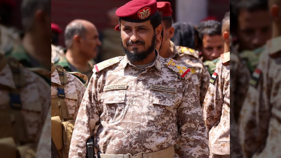 ما مصيره؟.. محاولة اغتيال العميد عدنان رزيق قائد اللواء الخامس حرس رئاسي في تعز