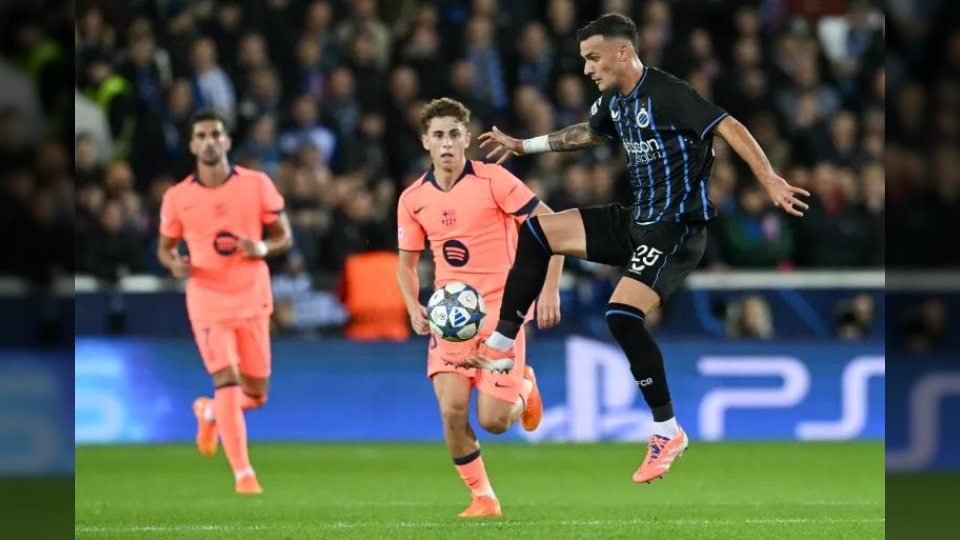 نتيجة التعادل تحسم مباراة برشلونة وكلوب بروج بدوري الأبطال