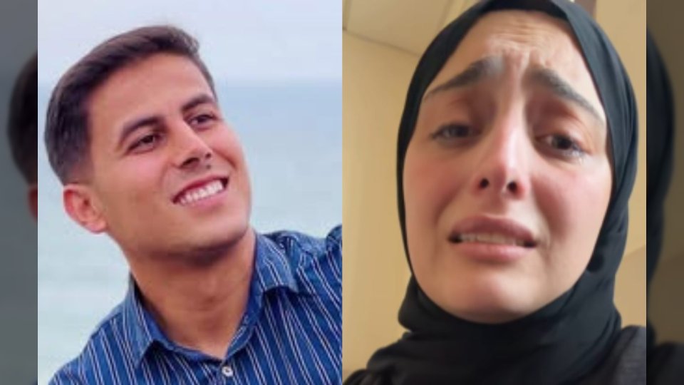 ظهرت تبكي وتستنجد.. هيا أبو غرارة تروي معاناتها في فيديو مؤثر وزوجها الصحفي أحمد حجازي يرد