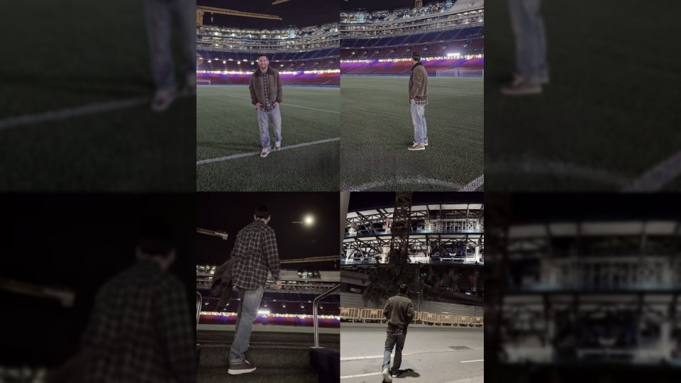 اقتحم الملعب!.. ميسي يفاجئ برشلونة بزيارة مفاجئة لملعب كامب نو