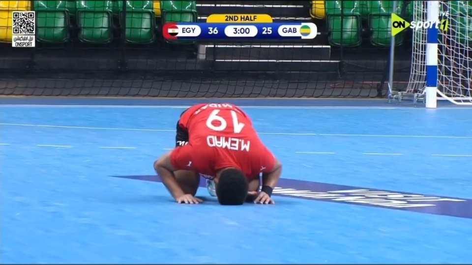 مصر تتصدر مجموعتها بالعلامة الكاملة في كأس أمم أفريقيا لليد بعد اكتساح الجابون