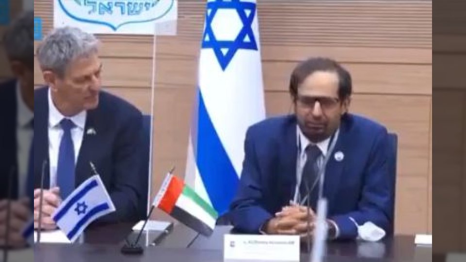 خضوع وانسلاخ.. الإماراتي علي راشد النعيمي يثير الجدل بتصريحات داخل الكنيست الإسرائيلي
