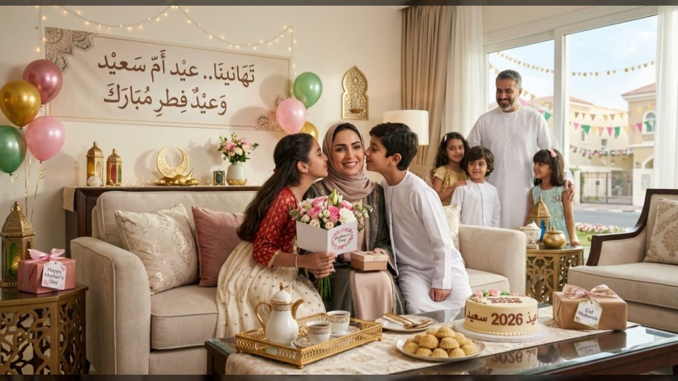 50 عبارة تهنئة تناسب تزامن عيد الأم 2026 مع ثاني أيام عيد الفطر المبارك