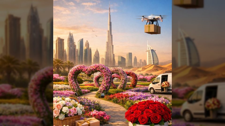 سحر الزهور الحية في قلب الصحراء: لمسة إنسانية في قلب دبي