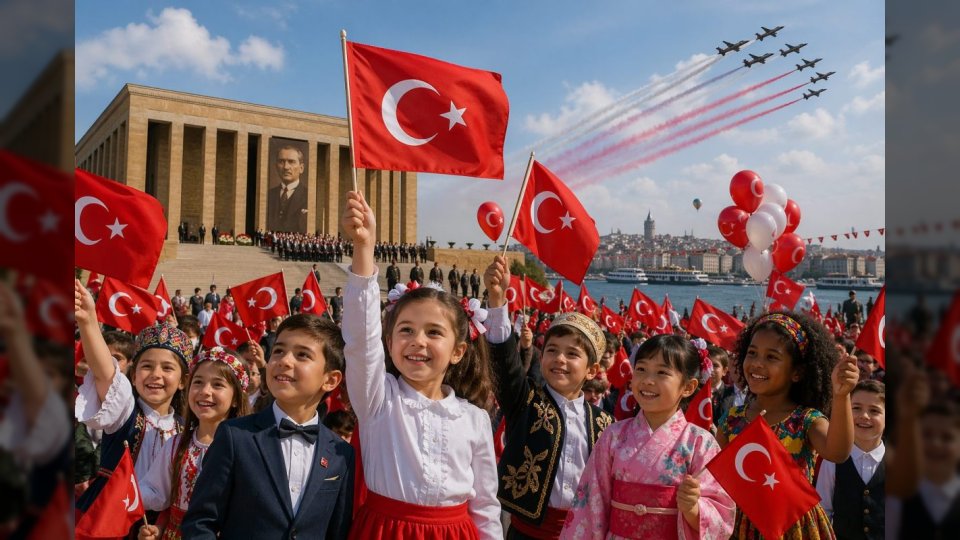 تركيا تحتفي بالذكرى الـ 106 لعيد السيادة الوطنية والطفولة وسط أجواء احتفالية خاصة