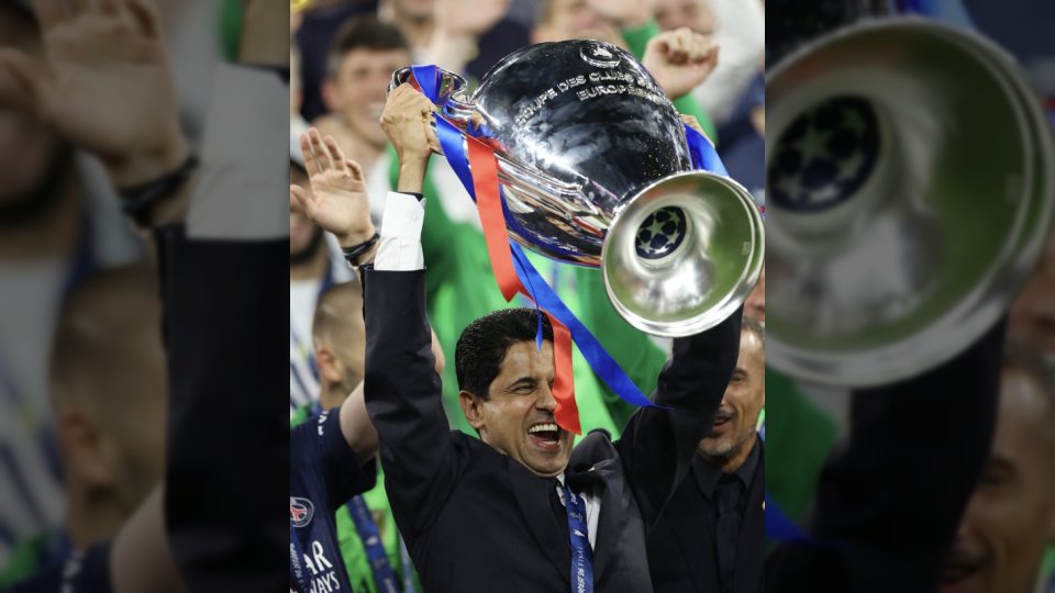 حقيقة إعلان ناصر الخليفي بث مباريات كأس العالم 2026 مجانا بعد فوز باريس سان جيرمان
