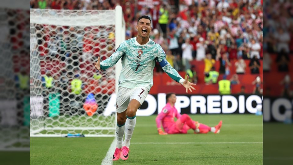 فيديو رونالدو يقول بسم الله في مباراة البرتغال وكرواتيا يشعل منصات التواصل