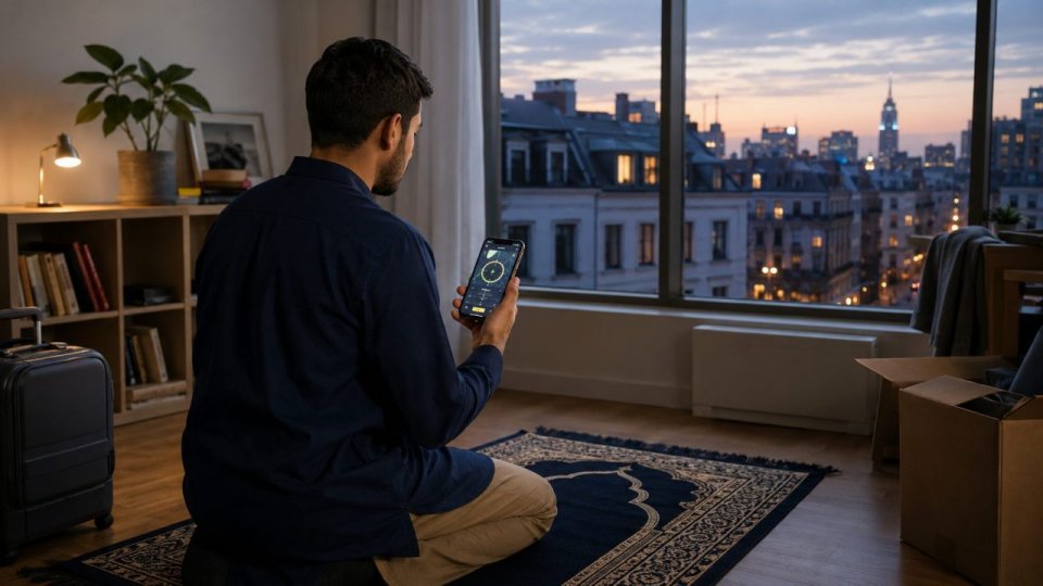 الصلاة في بلاد المهجر: دليل عملي لمعرفة مواقيت الصلاة واتجاه القبلة في أوروبا وأمريكا