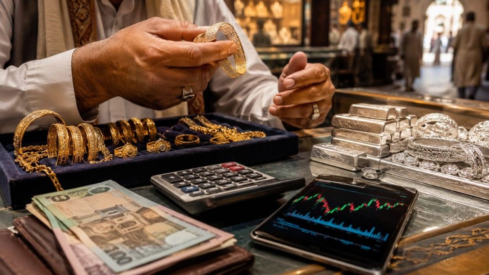 الذهب والفضة في اليمن.. لماذا أصبحت متابعة الأسعار ضرورة للأسر والتجار؟