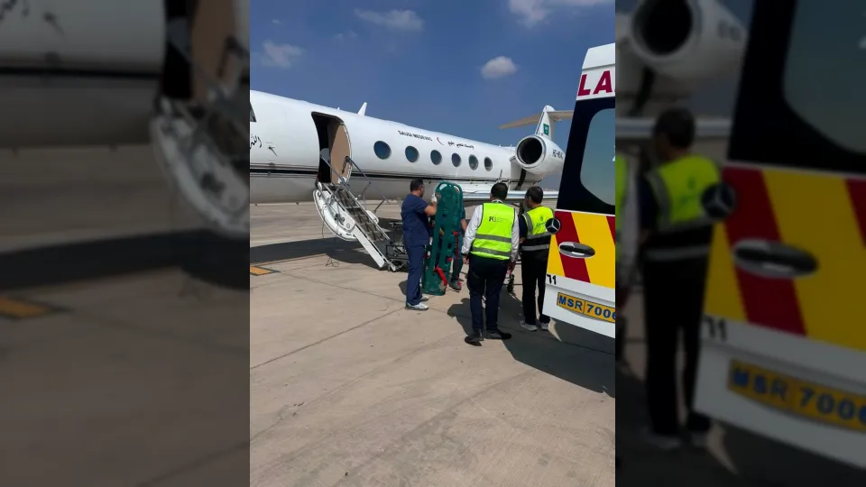 إخلاء طبي عاجل لمواطنين سعوديين من القاهرة عبر طائرة تابعة لوزارة الدفاع